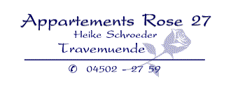 Appartements Heike Schr�der, Travem�nde